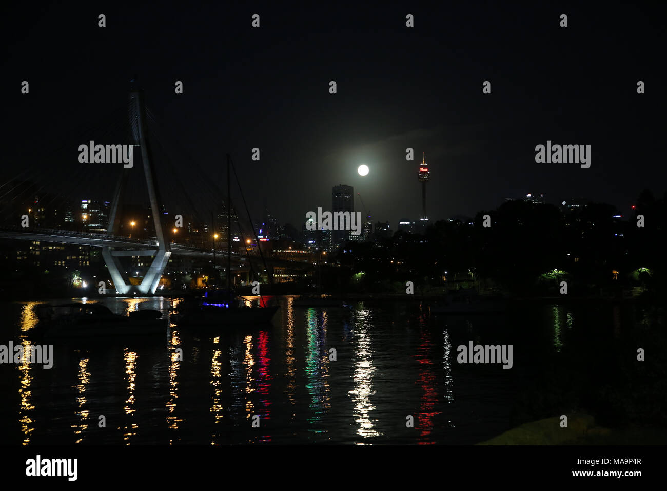 Sydney Australia 31 March 2018 A Blue Moon A Phrase Used To