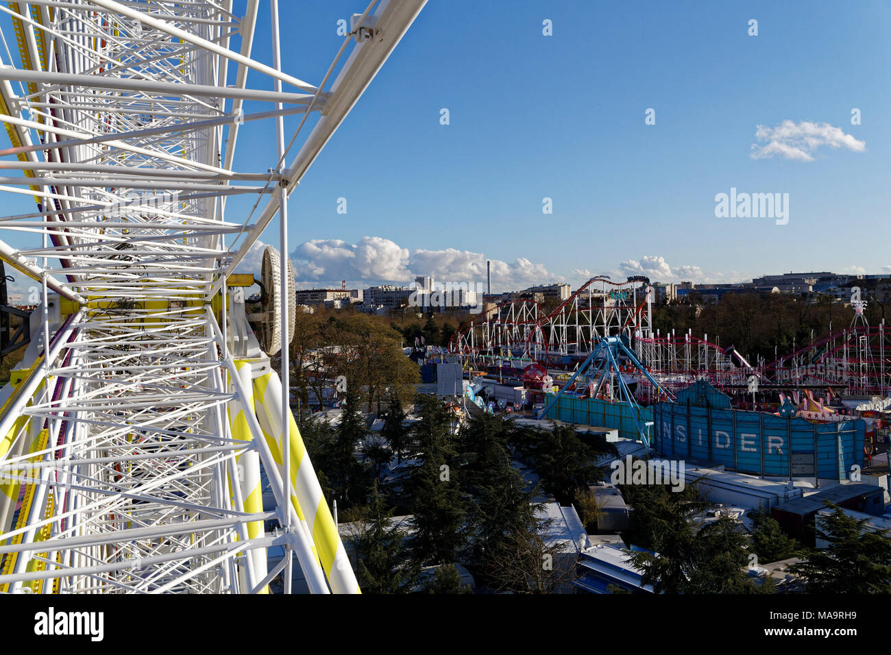 Paris, France. 30th Mar, 2018. With 350 attractions and 80 rides, the ...