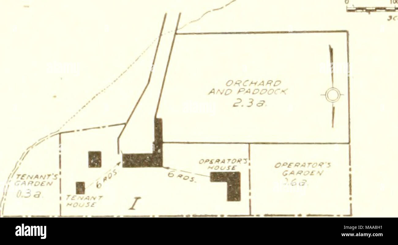 An economic study of farm layout .. . Fig. 100. a farm plan with