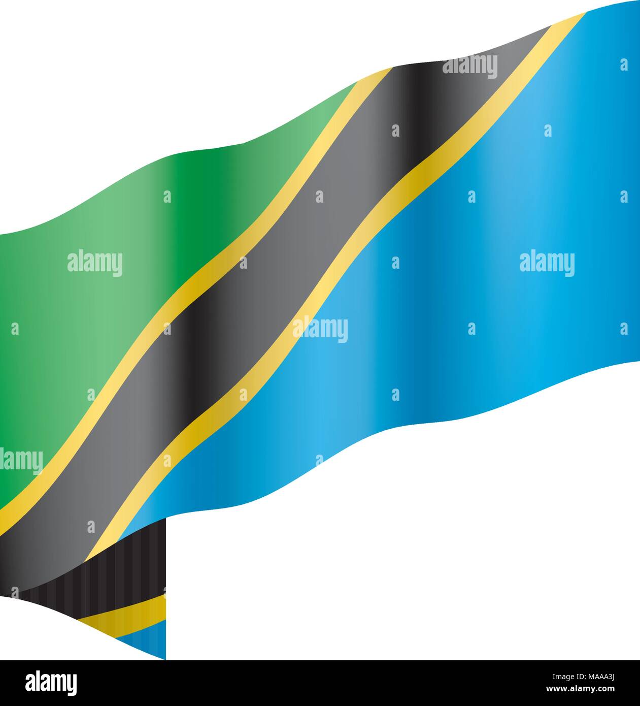 Tanzania flag, vector illustration Stock Vector Image & Art - Alamy
