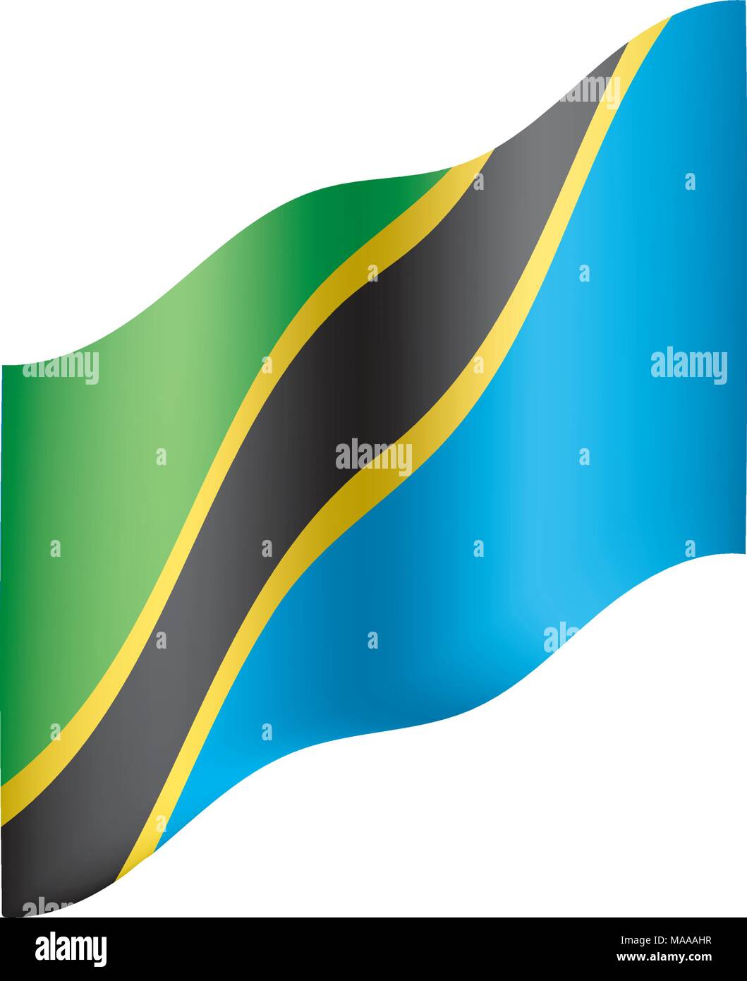 Tanzania flag, vector illustration Stock Vector Image & Art - Alamy