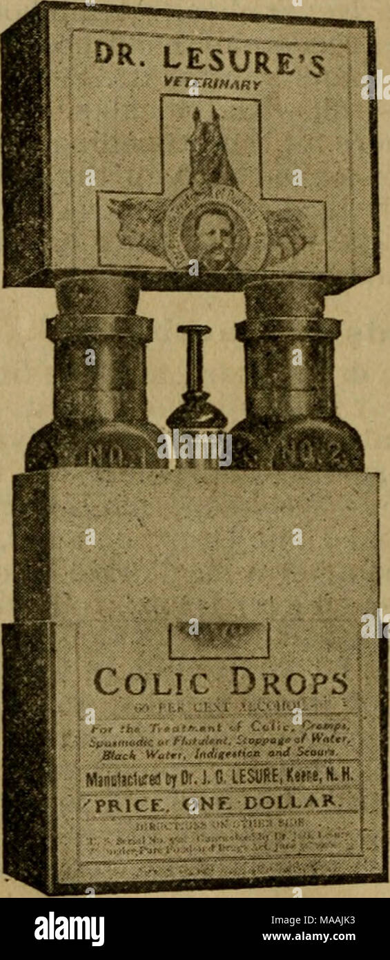 Dr. Lesure s warranted veterinary remedies the causes symptoms