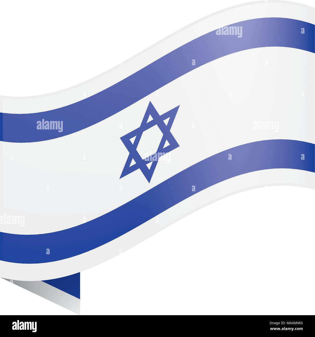 Israel flag, vector illustration Stock Vector Image & Art - Alamy