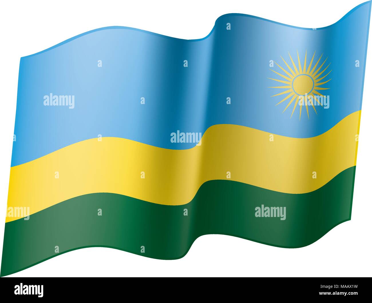 Rwanda flag, vector illustration Stock Vector Image & Art Alamy