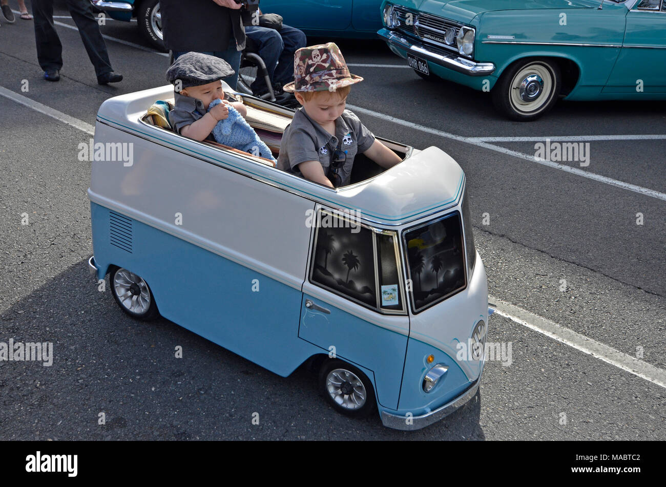 Child And Baby In Scale Model Volkswagen Combi In Parade At The Cooly Rocks On Retro Festival At Coolangatta On The Gold Coast In Queensland Australia Stock Photo Alamy Child And Baby In Scale Model Volkswagen Combi In Parade At The Cooly Rocks On Retro Festival At Coolangatta On The Gold Coast In Queensland Australia Stock Photo Alamy