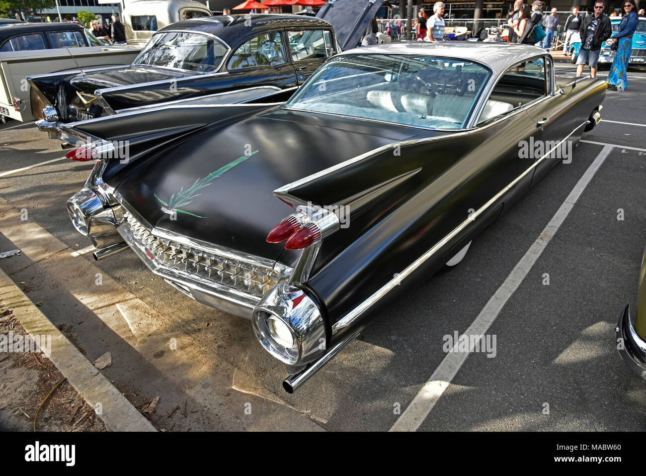 Cadillac Sedan De Ville Two Door In Black At The Cooly Rocks