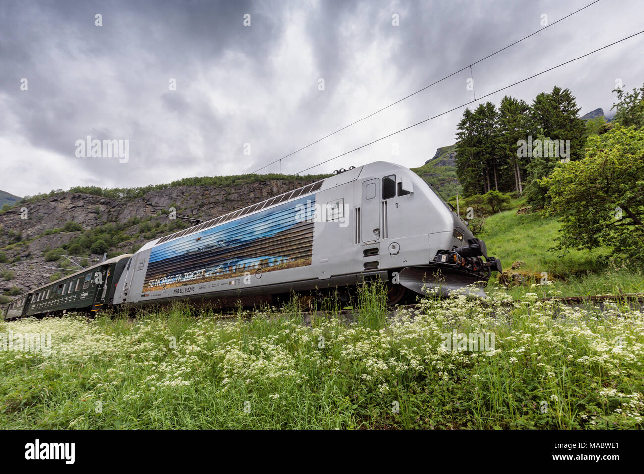 Flam Model Train The Flam Express. A masterpiece of engineering, the Flam Railway rises ...