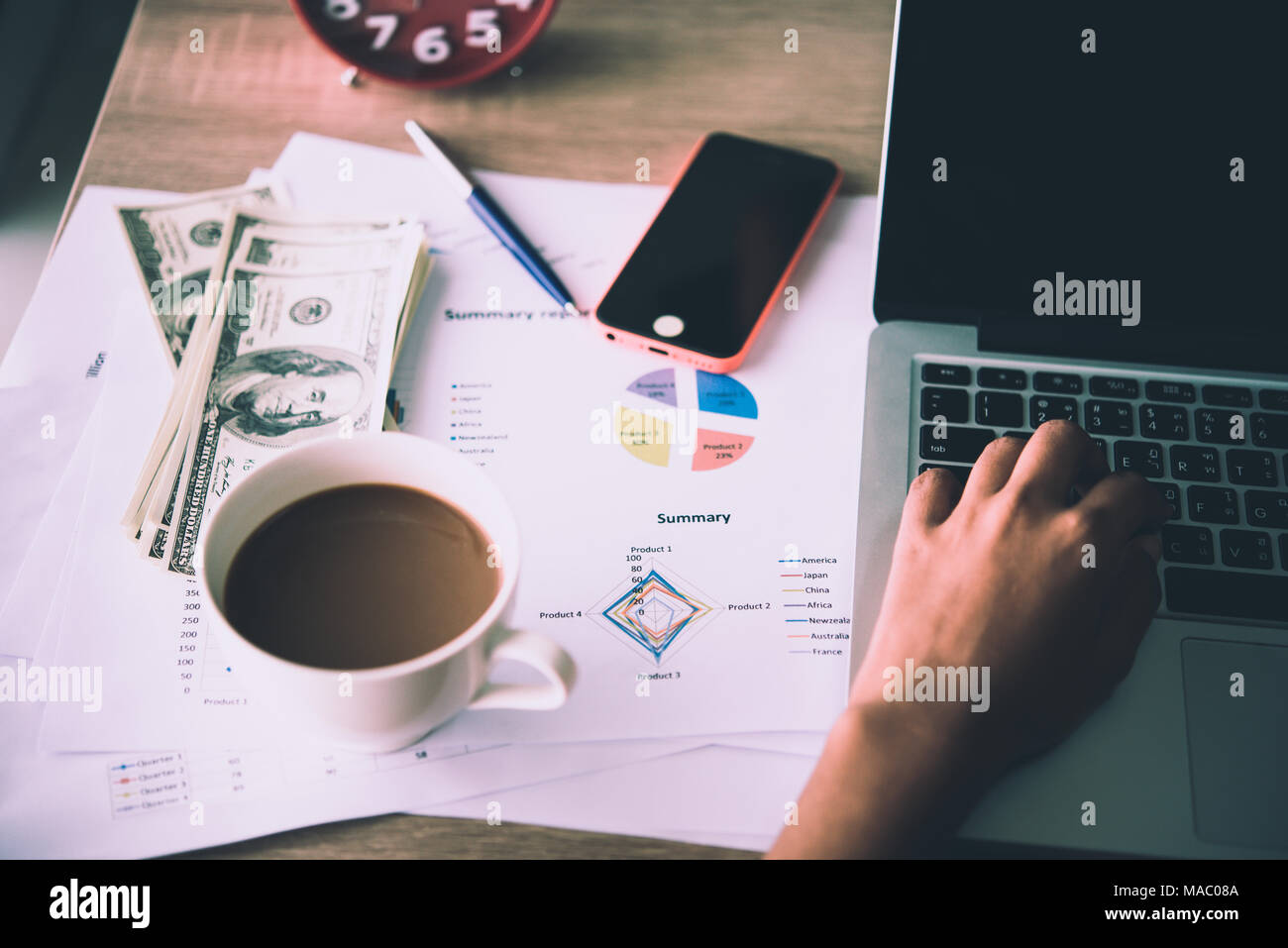 Hands asian woman typing hi-res stock photography and images - Alamy