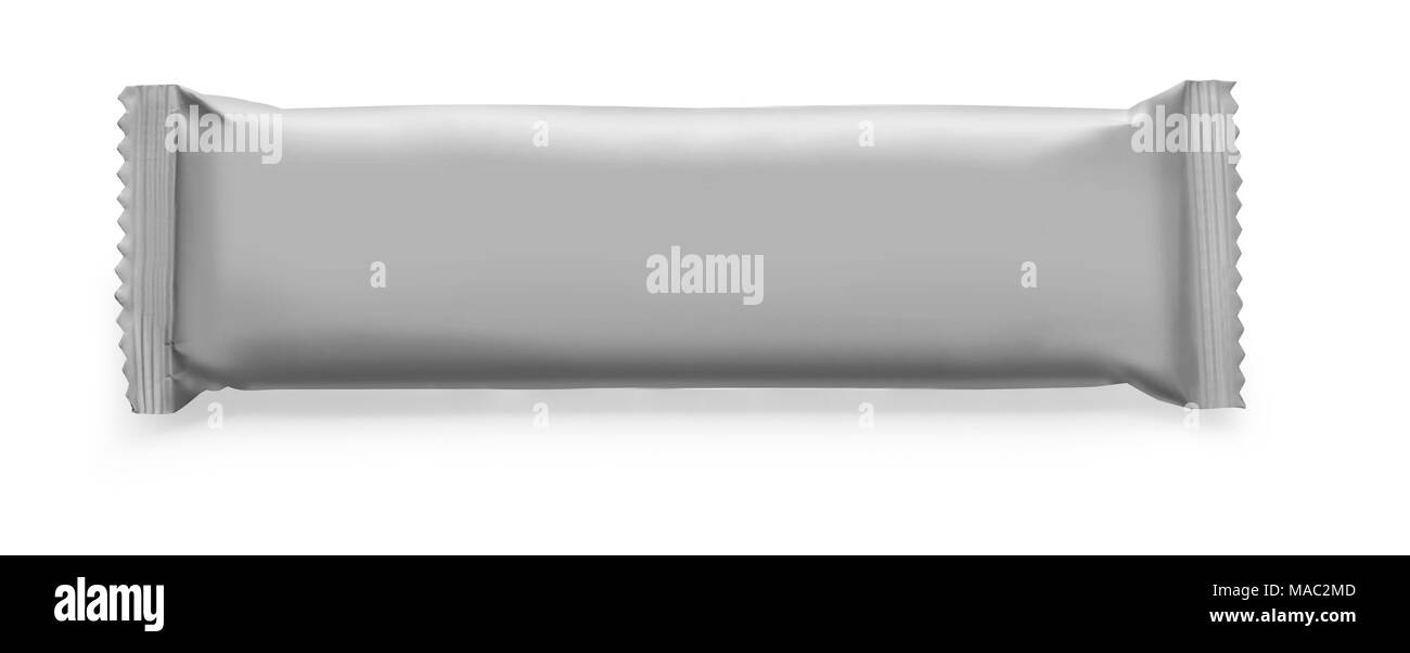 grey package isolated on white background Stock Photo - Alamy