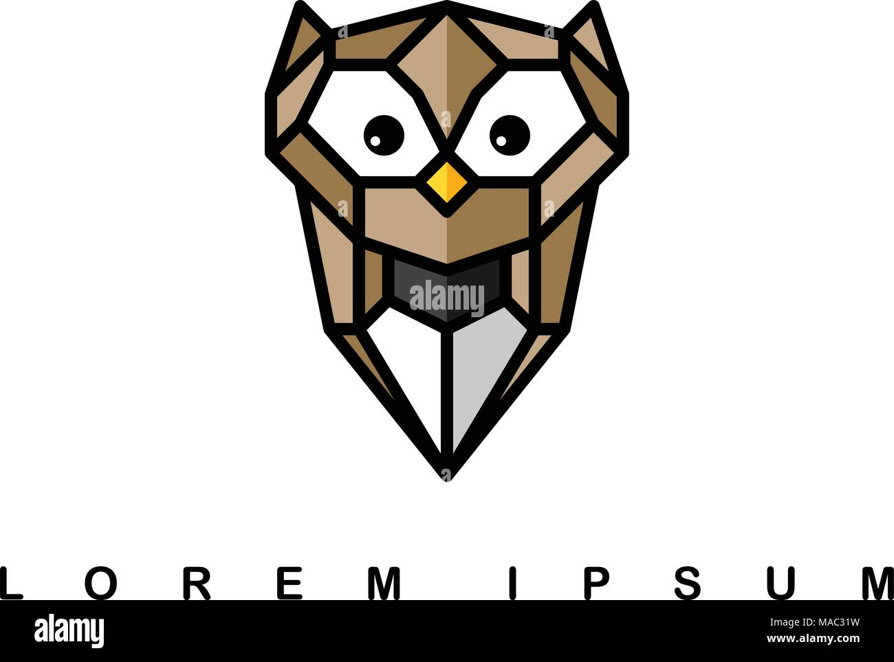 owl bird sign symbol logo Stock Vector Image & Art - Alamy