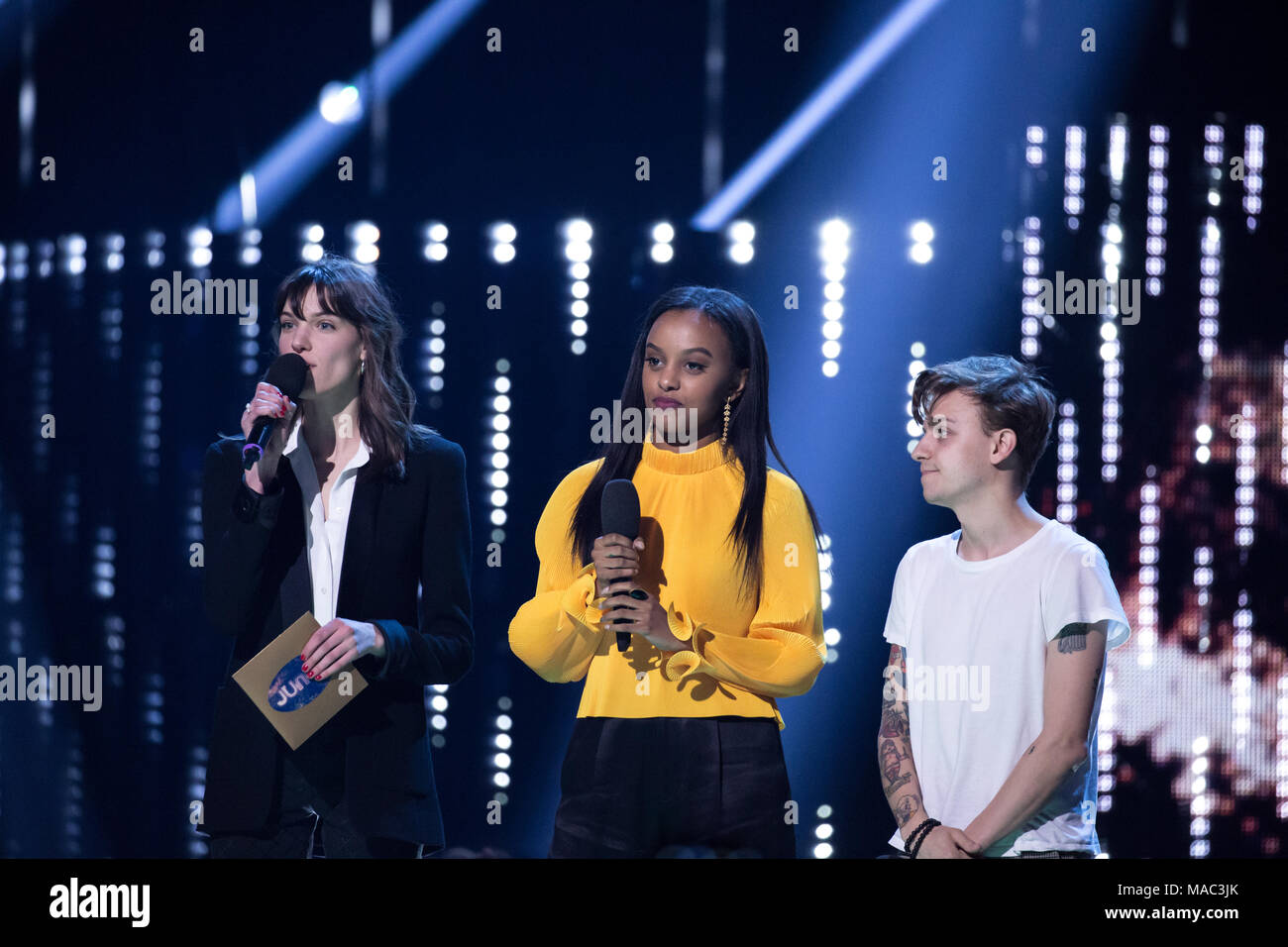 Vancouver, CANADA. 26th March, 2018. Young stars Charlotte Cardin, Ruth