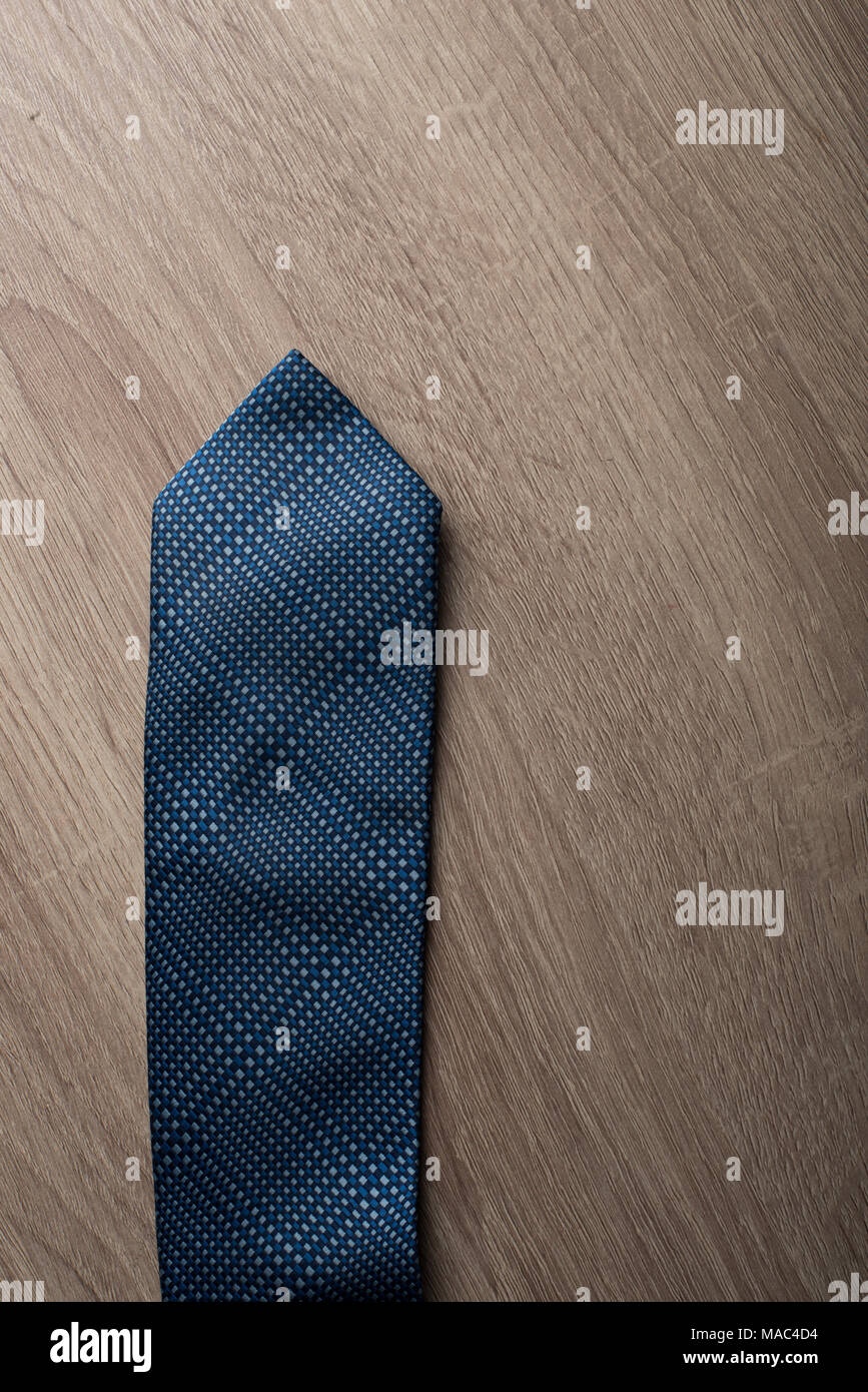 Blue tie Isolated on White Background Stock Photo - Alamy