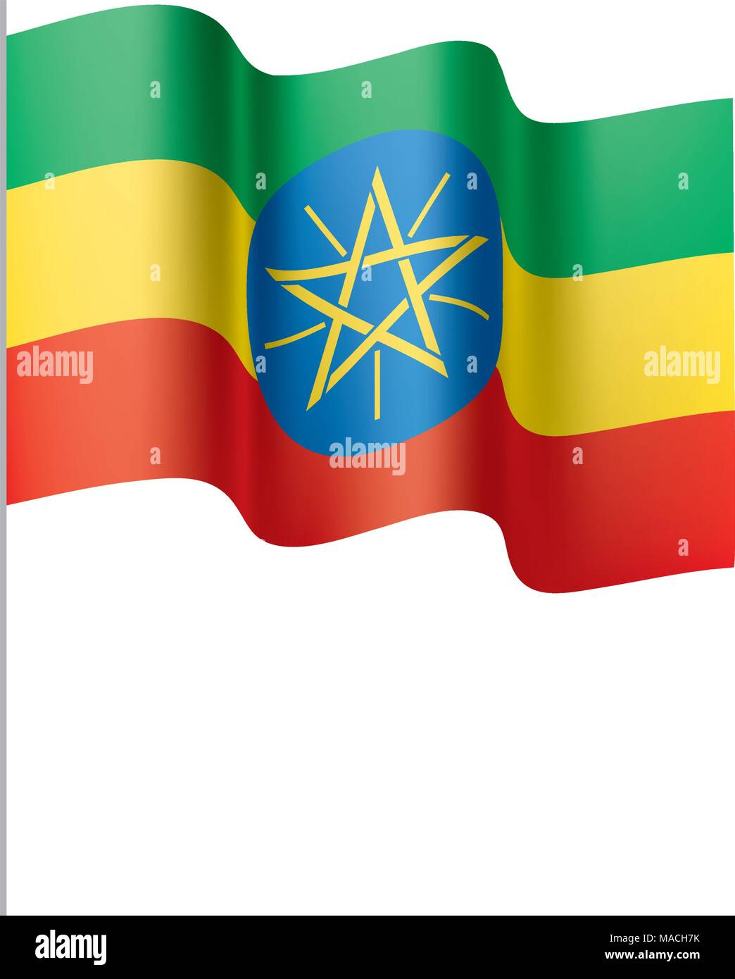 Ethiopia flag, vector illustration Stock Vector Image &amp; Art - Alamy