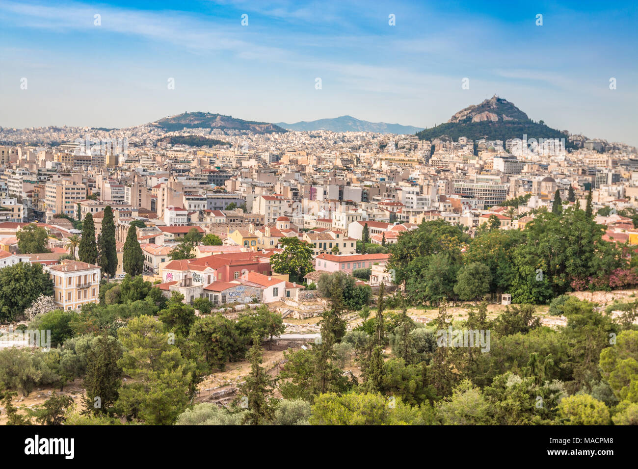 Rooftops in athens hi-res stock photography and images - Alamy