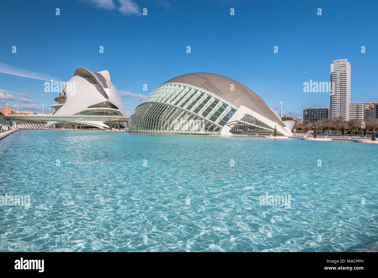 Science city in Valencia Spain Stock Photo Alamy