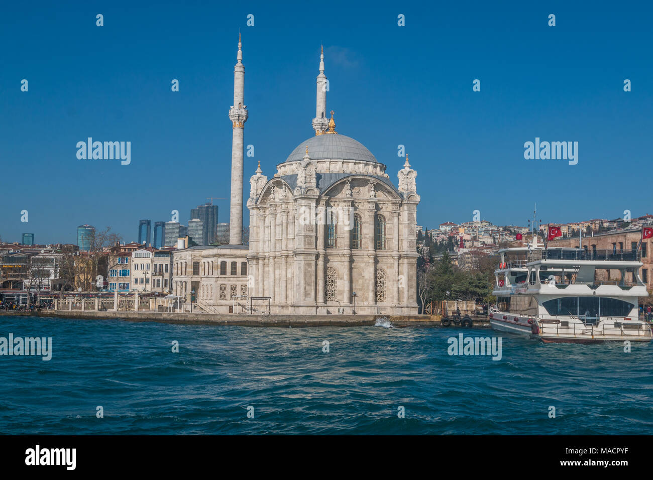 View of Ortakoy Mosque in Istanbul Stock Photo - Alamy