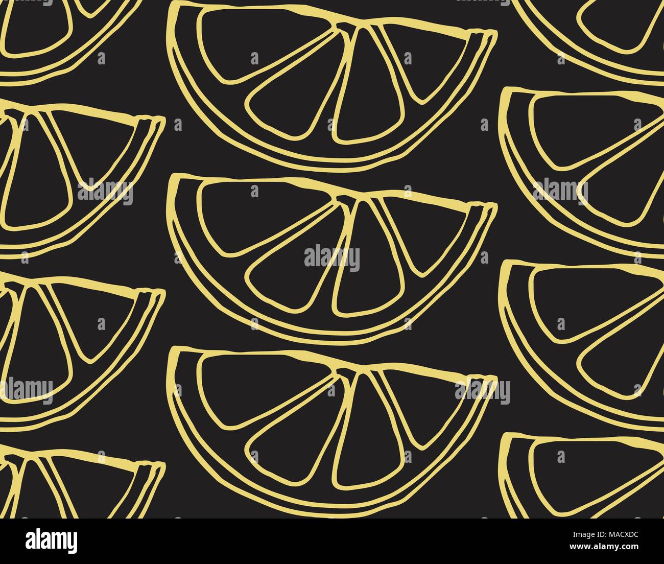 Lemon seamless pattern vector illustration Stock Vector Image & Art - Alamy