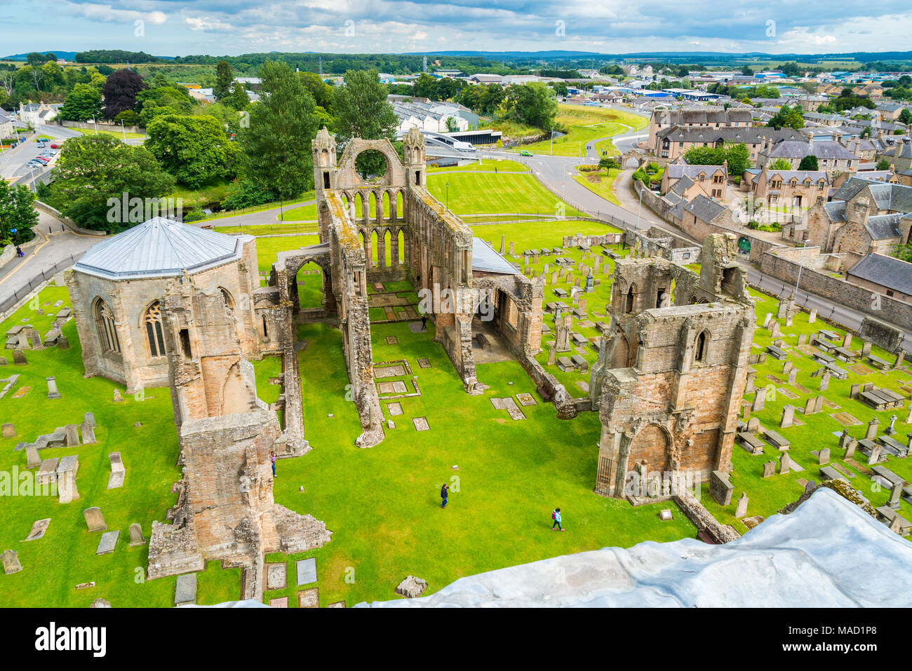 Elgin Cathedral, historic ruin in Elgin, Moray, north-east Scotland Stock Photo