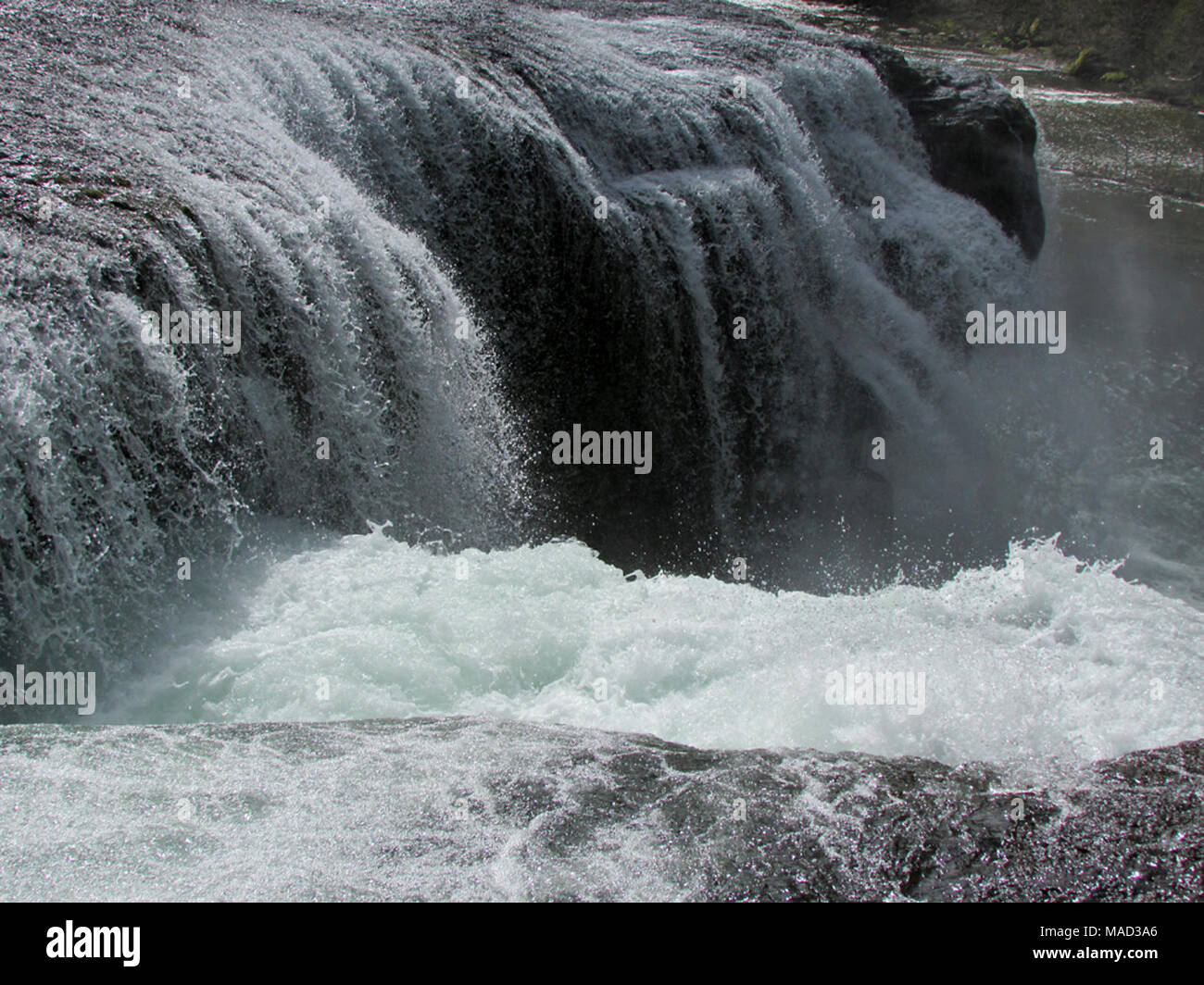 Lower Lewis River Falls in WA Stock Photo - Alamy