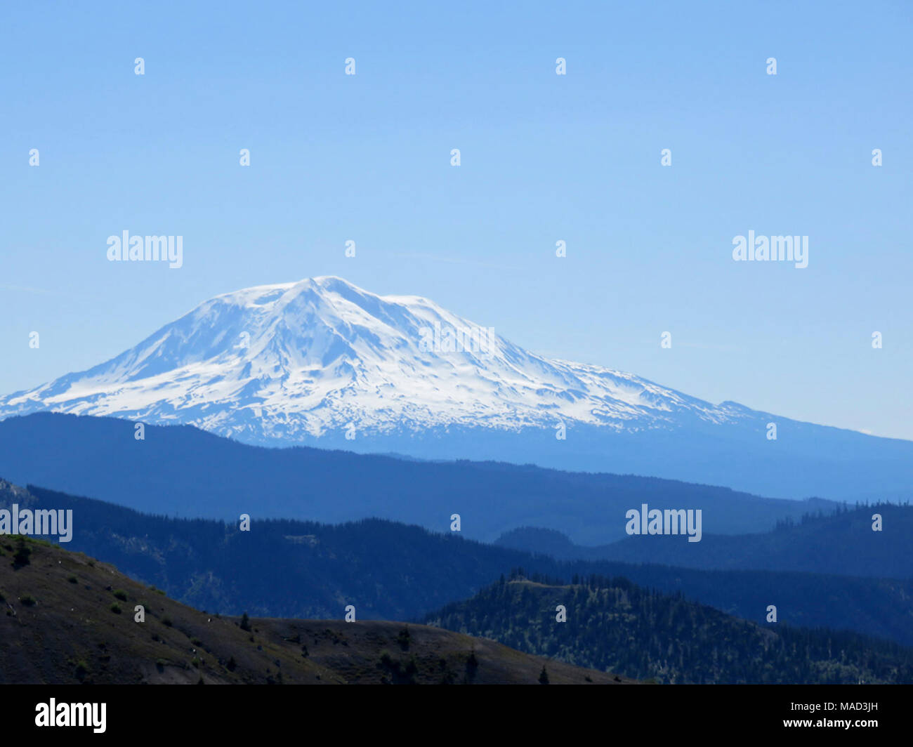 Mt Adams in WA Stock Photo - Alamy