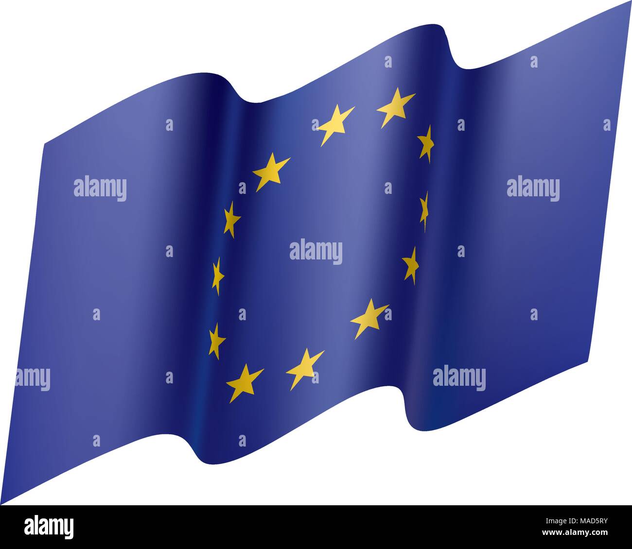 European union flag, vector illustration Stock Vector Image & Art - Alamy