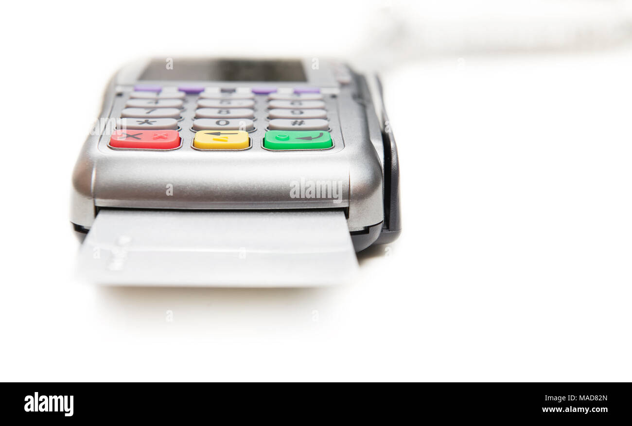 Credit card terminal Stock Photo Alamy