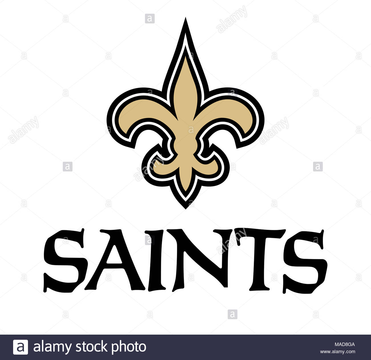 Download New Orleans Saints logo icon Stock Photo: 178542346 - Alamy