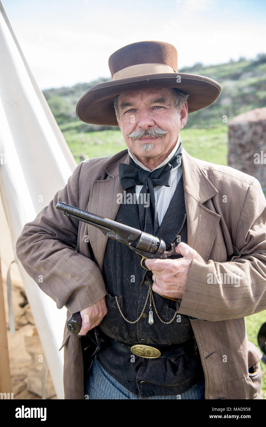 Cowboy Old West Reenactment In High Resolution Stock Photography and ...