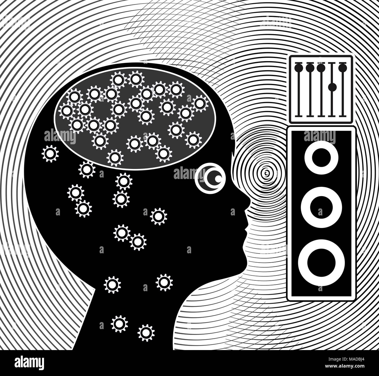 Noise pollution can harm the brain in early years Stock Photo Alamy