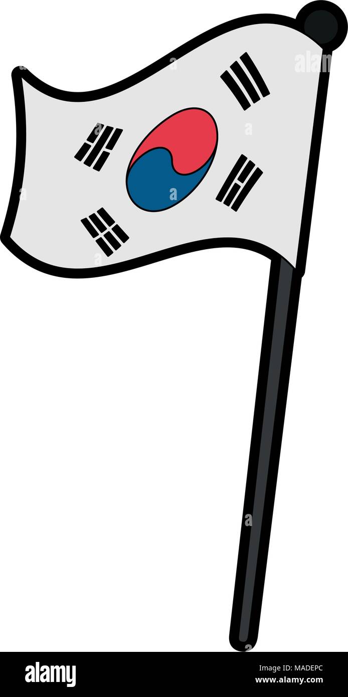 South korea flag Stock Vector Image & Art - Alamy