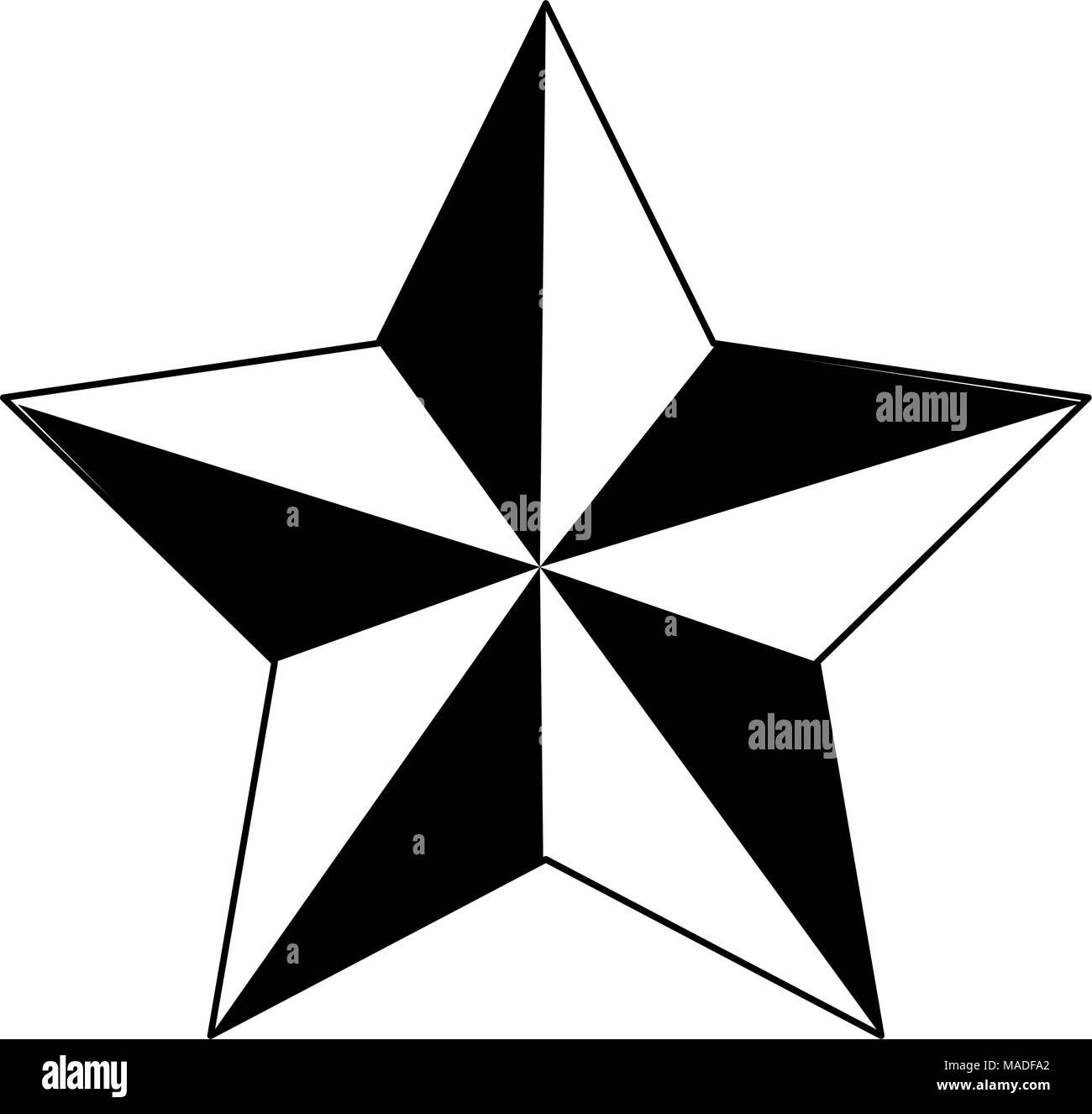 Star shape symbol Stock Vector Image & Art Alamy