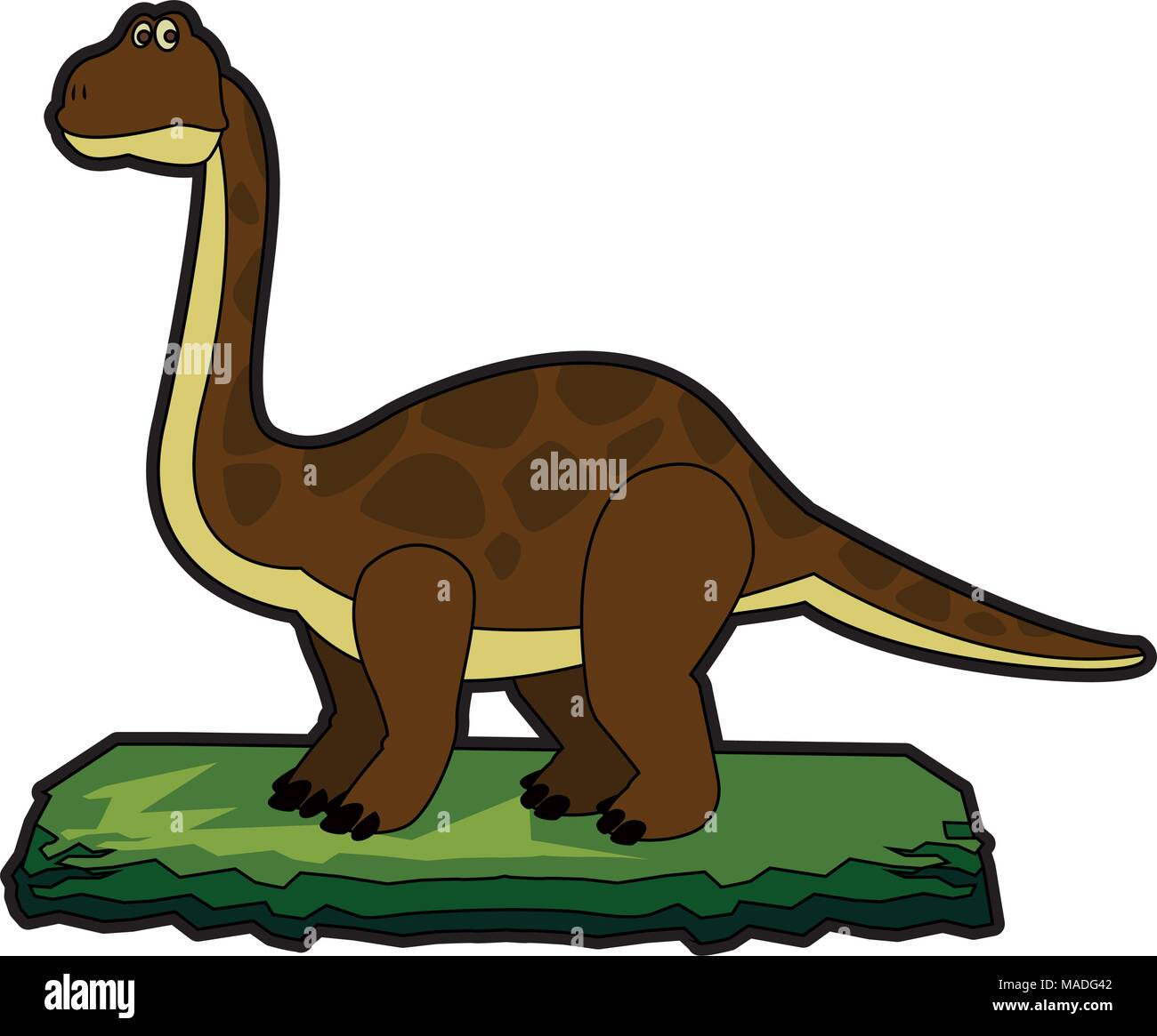 Big dinosaur cartoon Stock Vector Image \u0026 Art - Alamy, image size:1300x1165