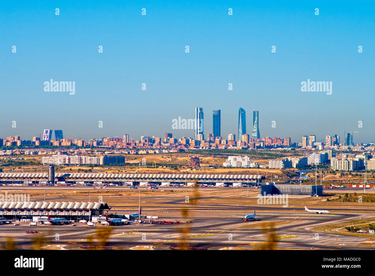 Aeropuerto de Barajas. Madrid. España Stock Photo