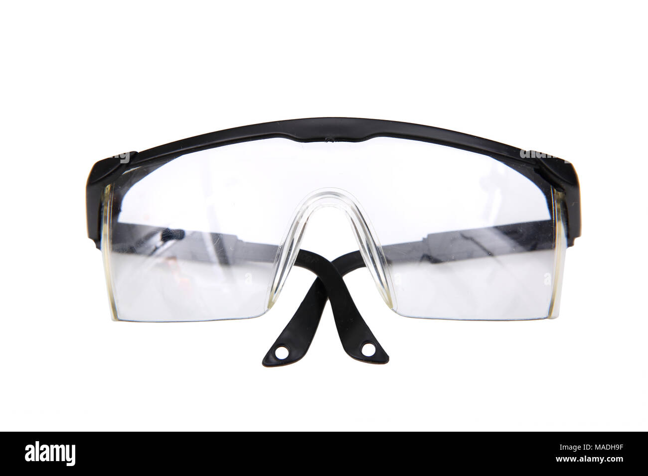 Protective eye goggles are often used for work whose drainage from