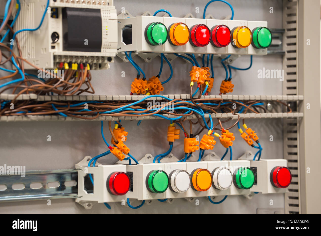 electric distribution box Stock Photo