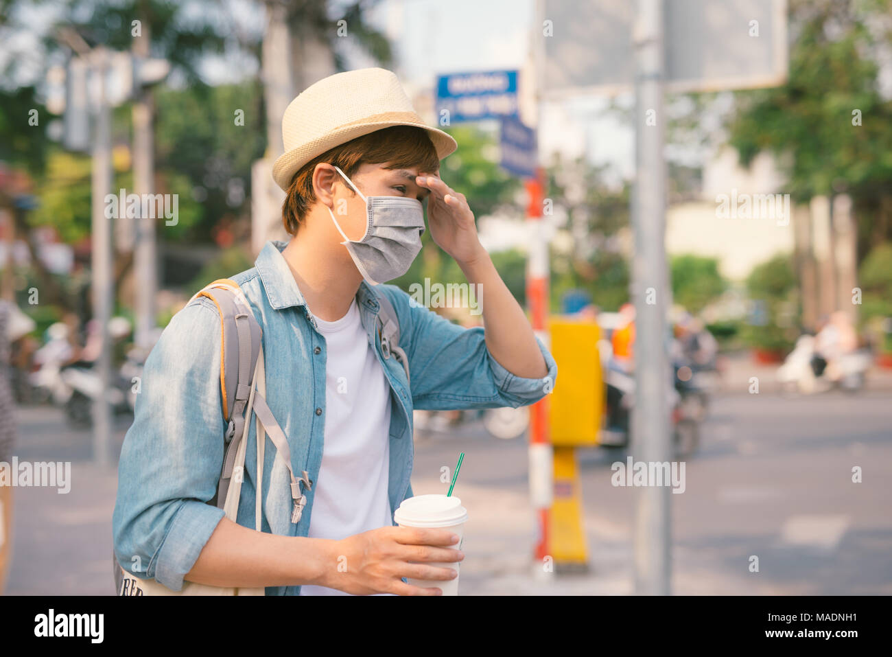 Asia man sickness hi-res stock photography and images - Alamy