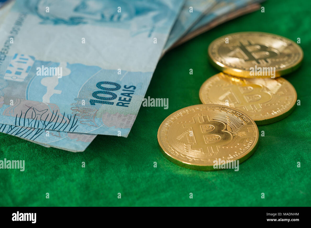 Flag brazil currency hi-res stock photography and images - Alamy