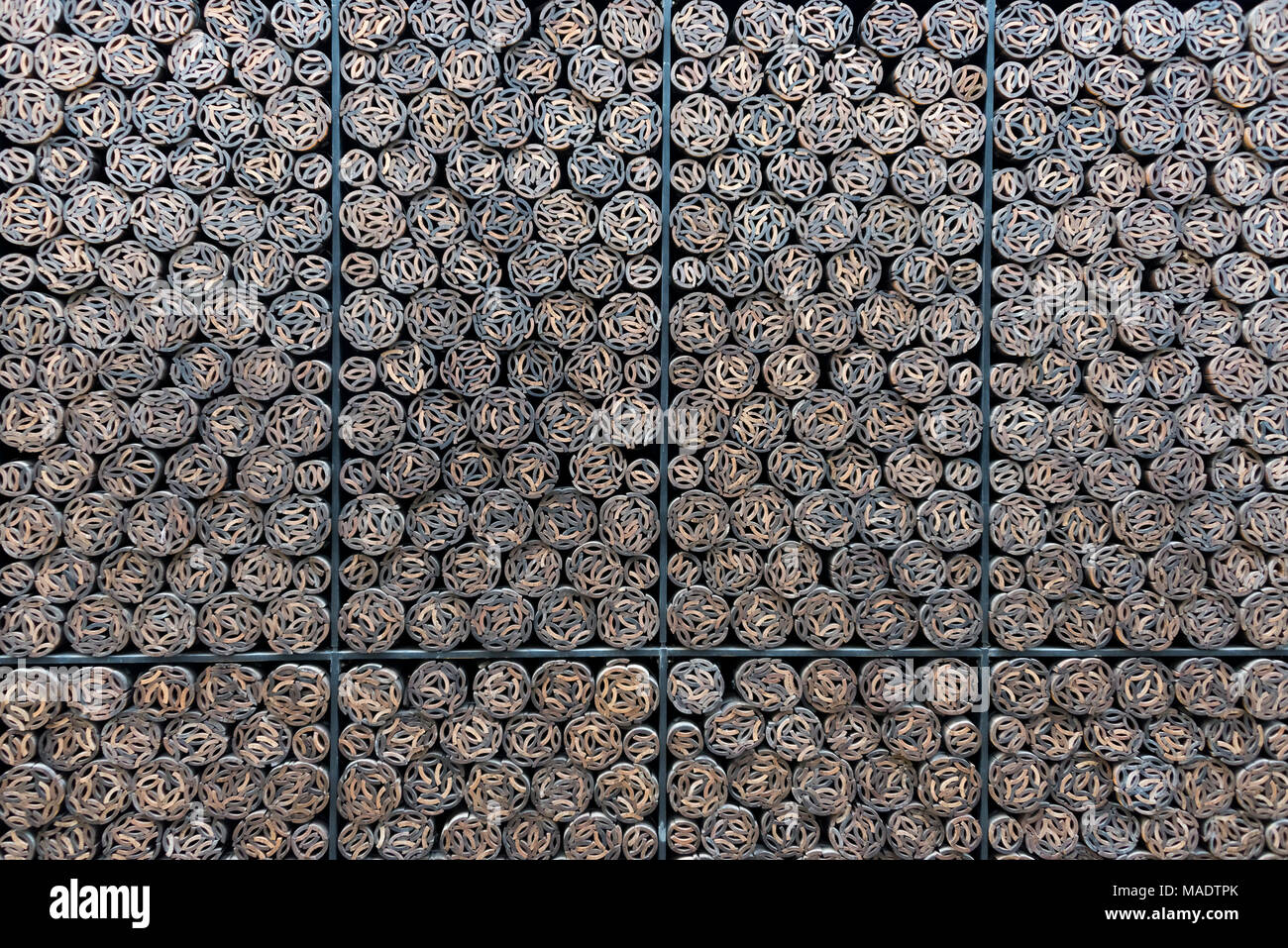 Patterned wall in Museum of Chinese Imperial Examination, Nanjing, Jiangsu Province, China Stock Photo