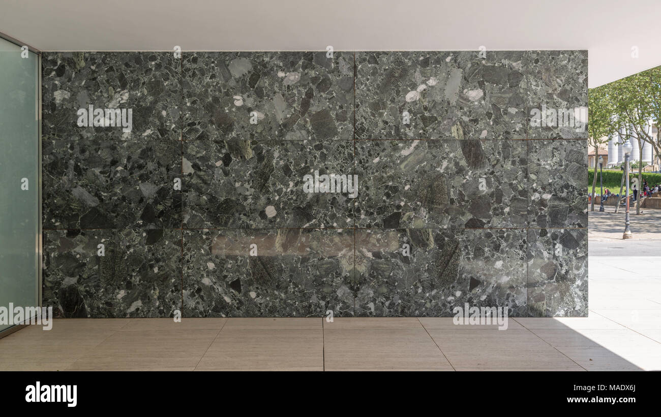 Barcelona Pavilion Stock Photo Alamy