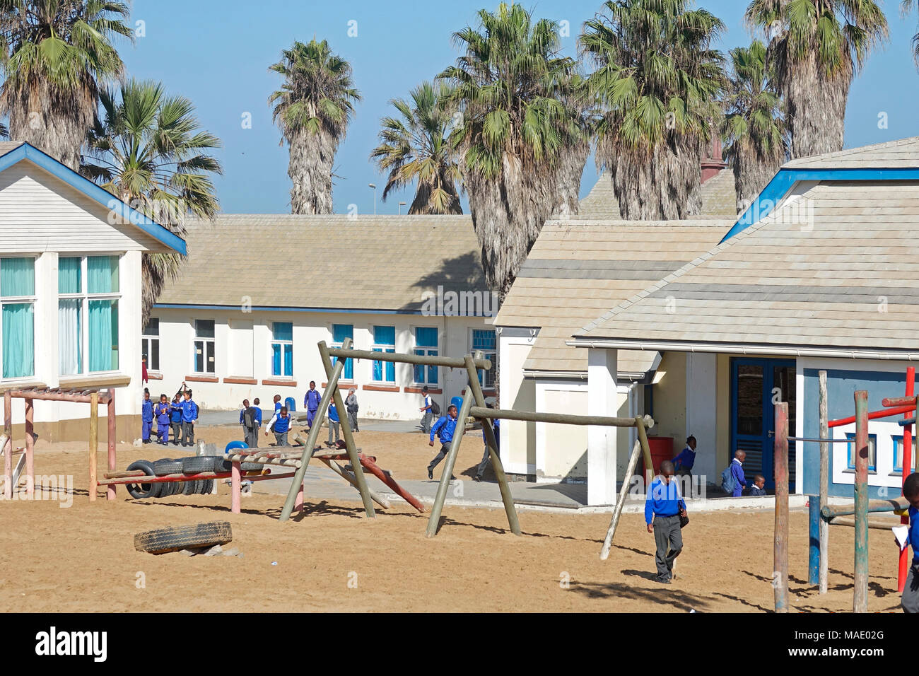 Namibia Swakopmund Namib Primary School Stock Photo Alamy