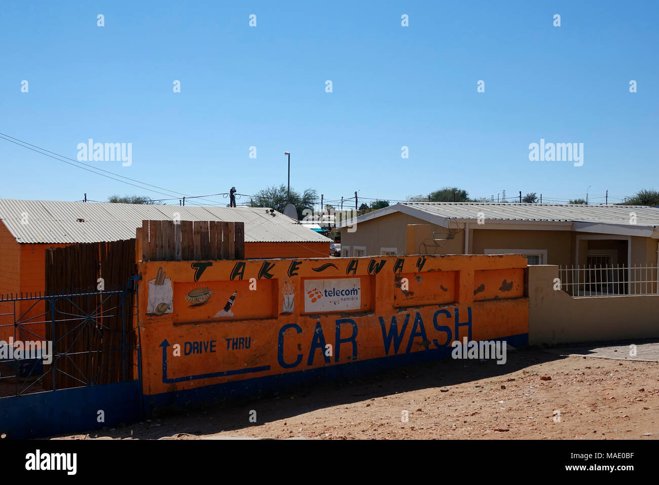 Namibia Windhoek Katutura Car Wash Stock Photo Alamy