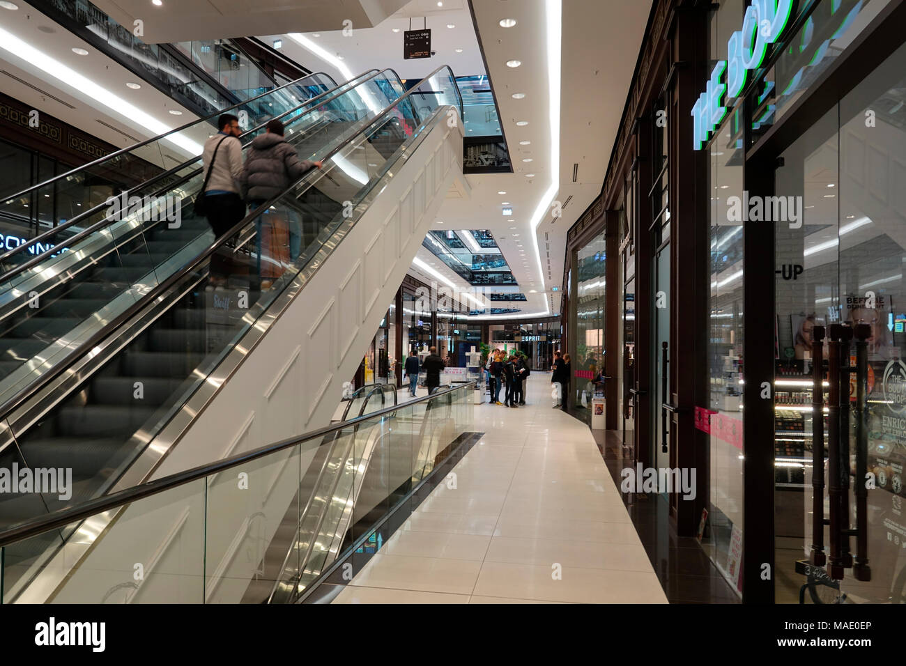 Berlin Mall of Berlin Stock Photo Alamy