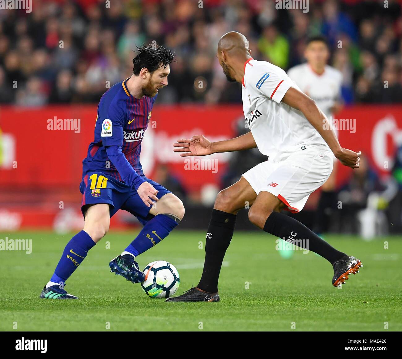 Golazo Of volley of Leo Messi for empatar the Seville-Barcelona