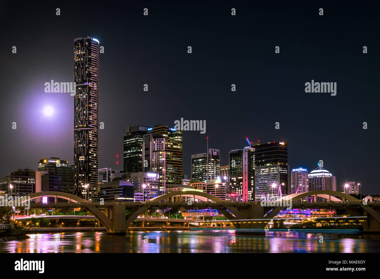 Brisbane, Queensland, Australia 31 March 2018 Full Moon (Blue Moon