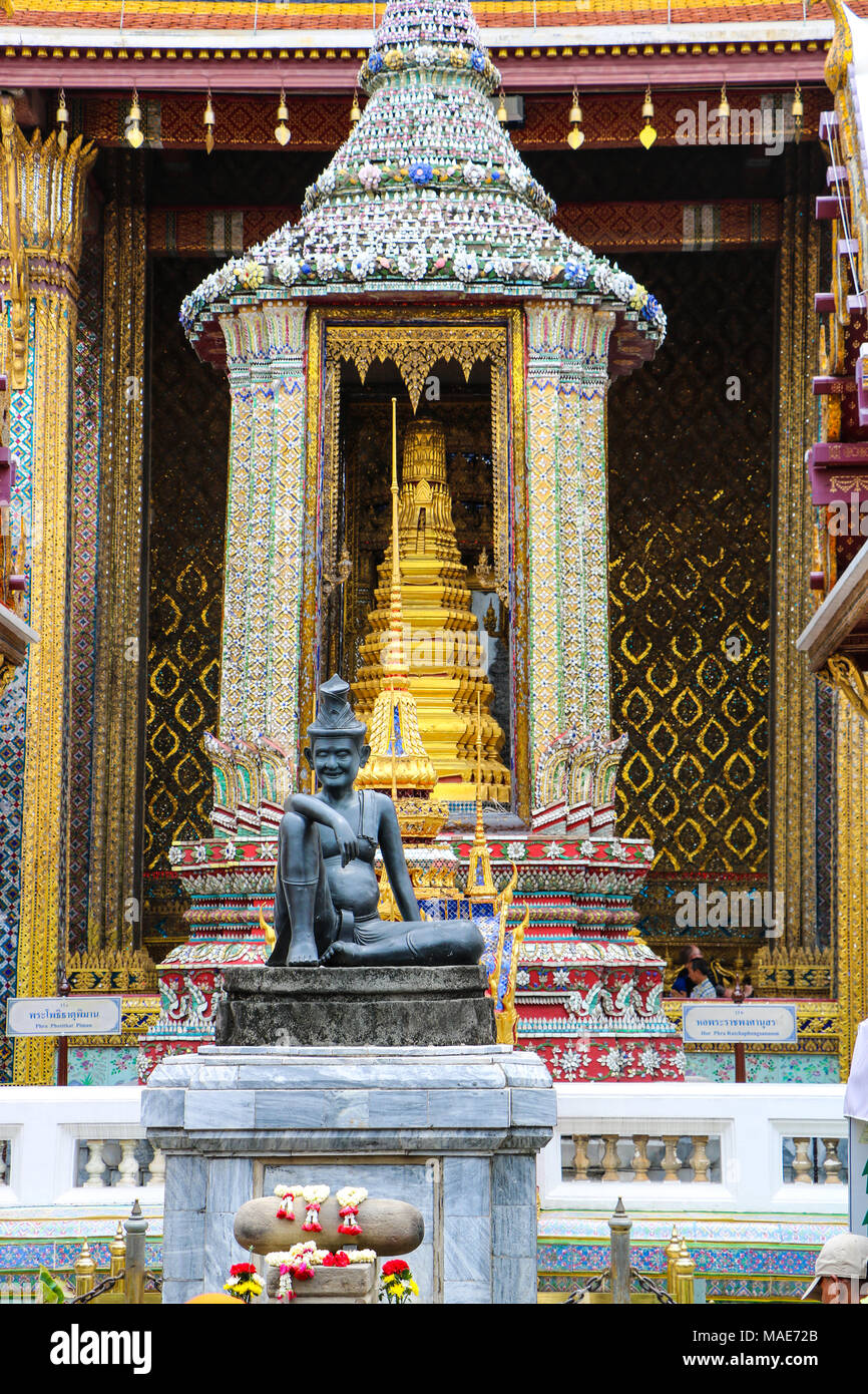 The Royal palace at Bangkok capital , Thailand Stock Photo