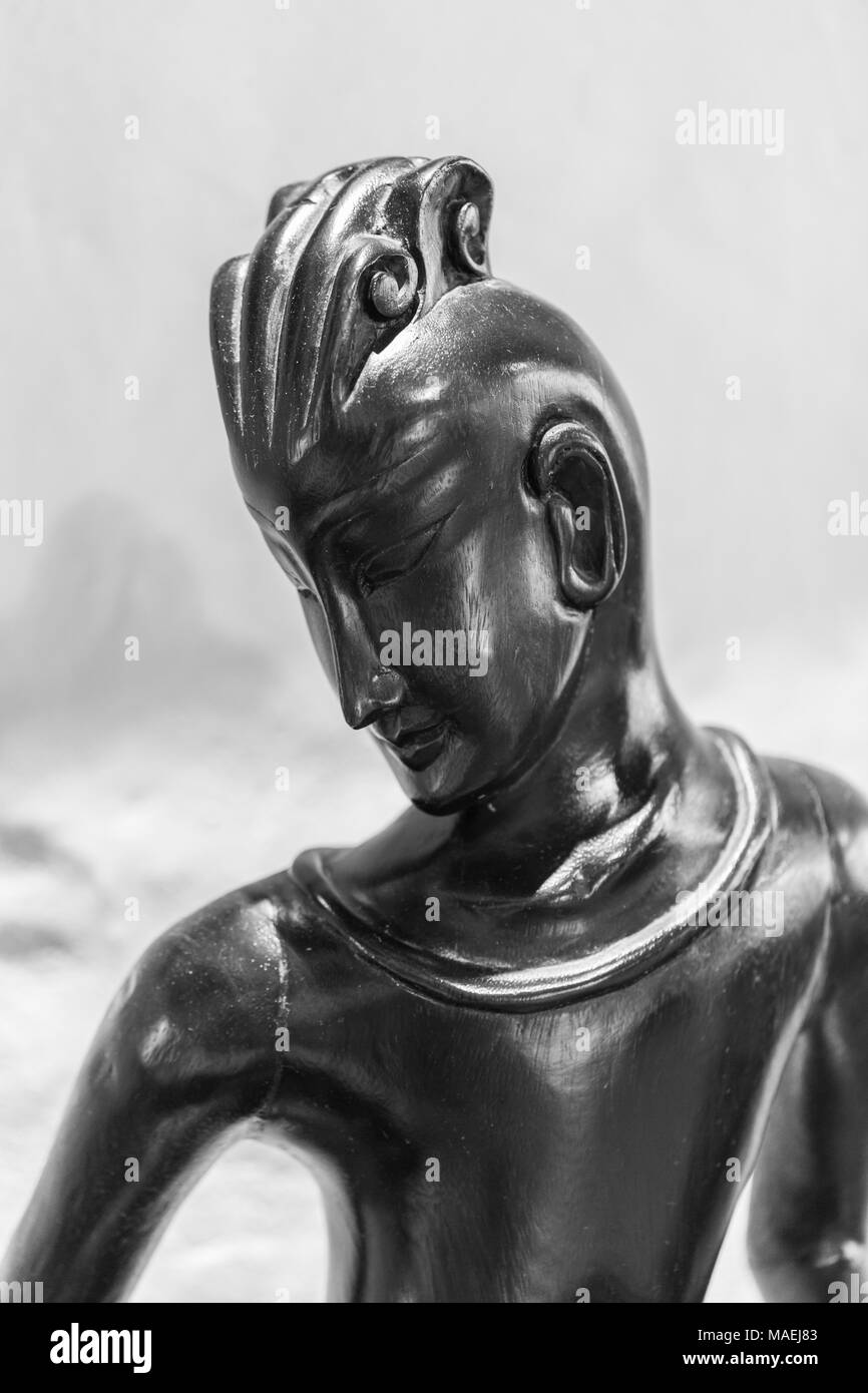 bronze statue of man Stock Photo Alamy