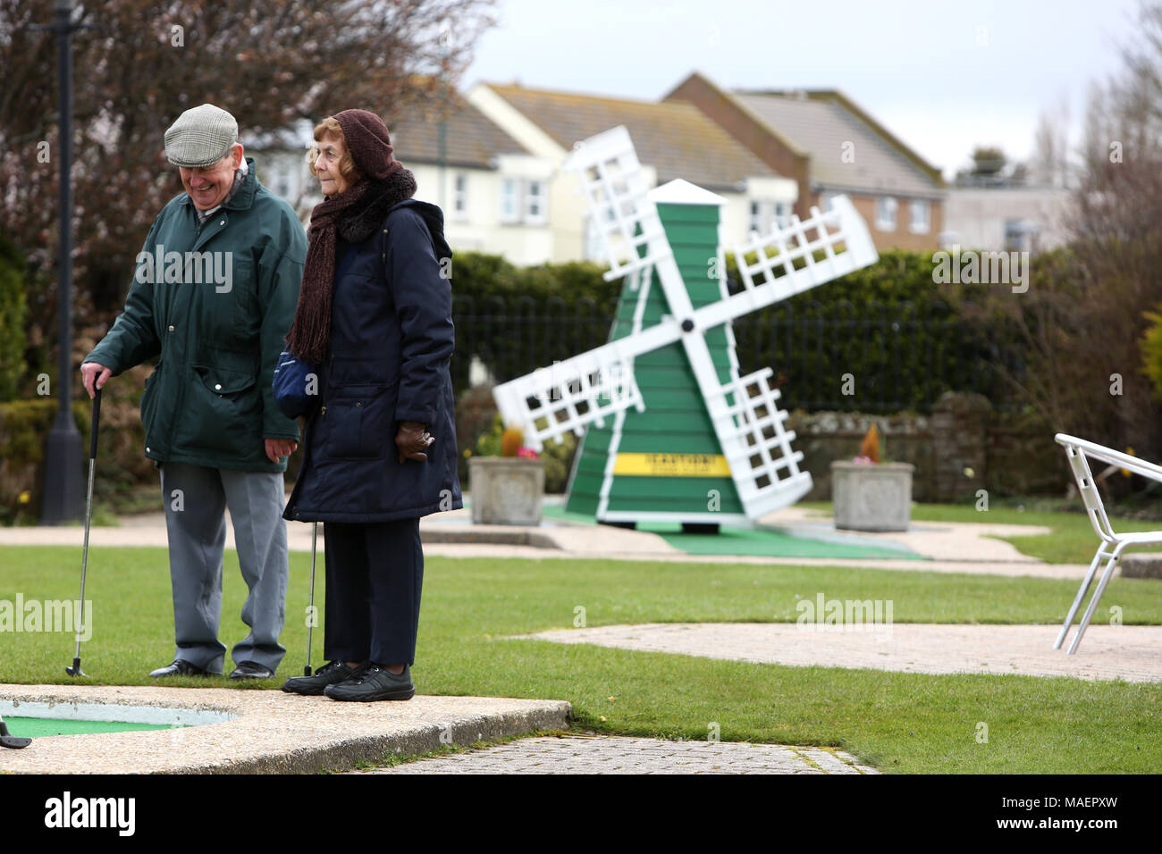 Crazy Golf Windmill High Resolution Stock Photography and Images - Alamy