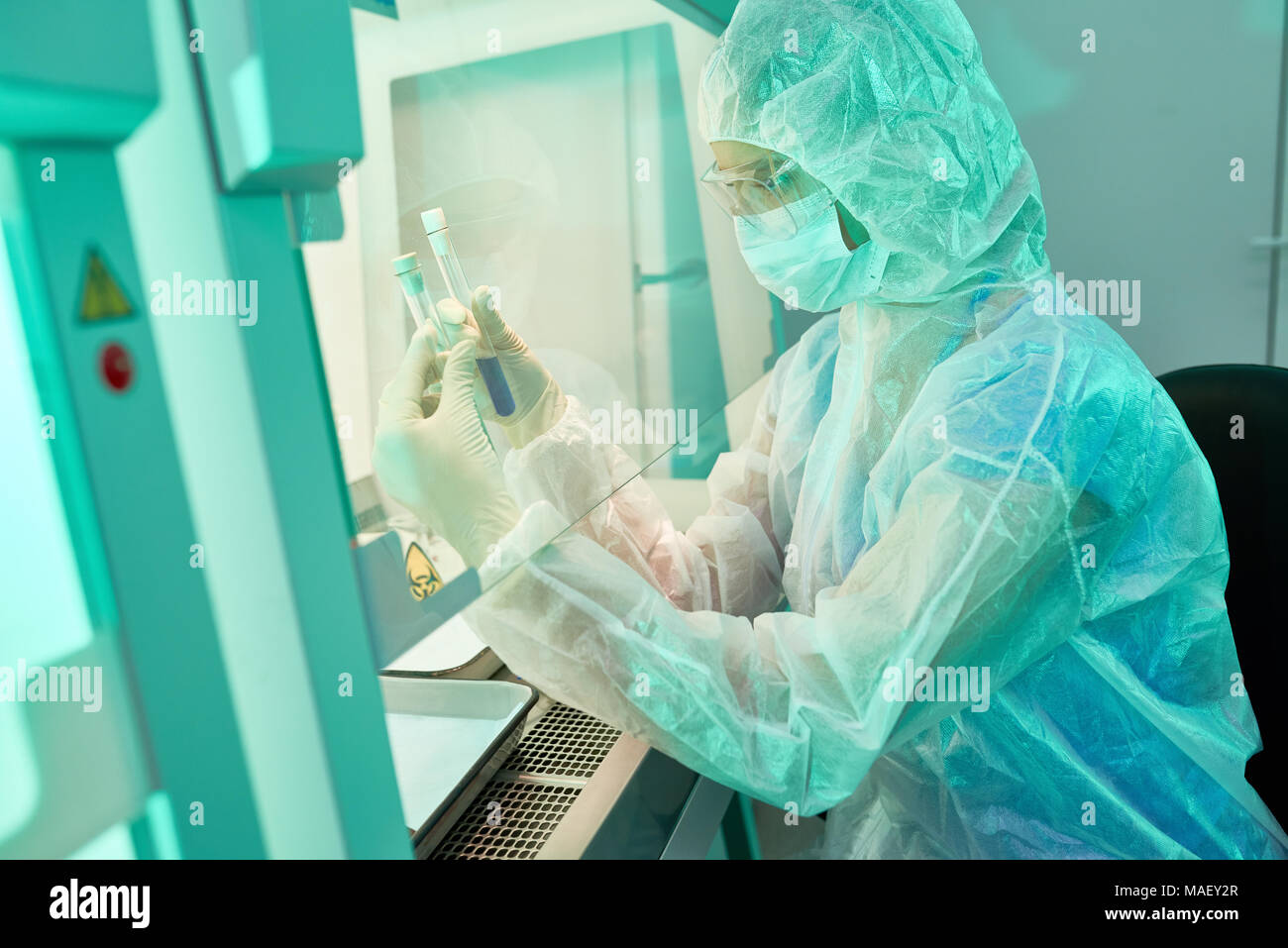 Chemical research laboratory Stock Photo