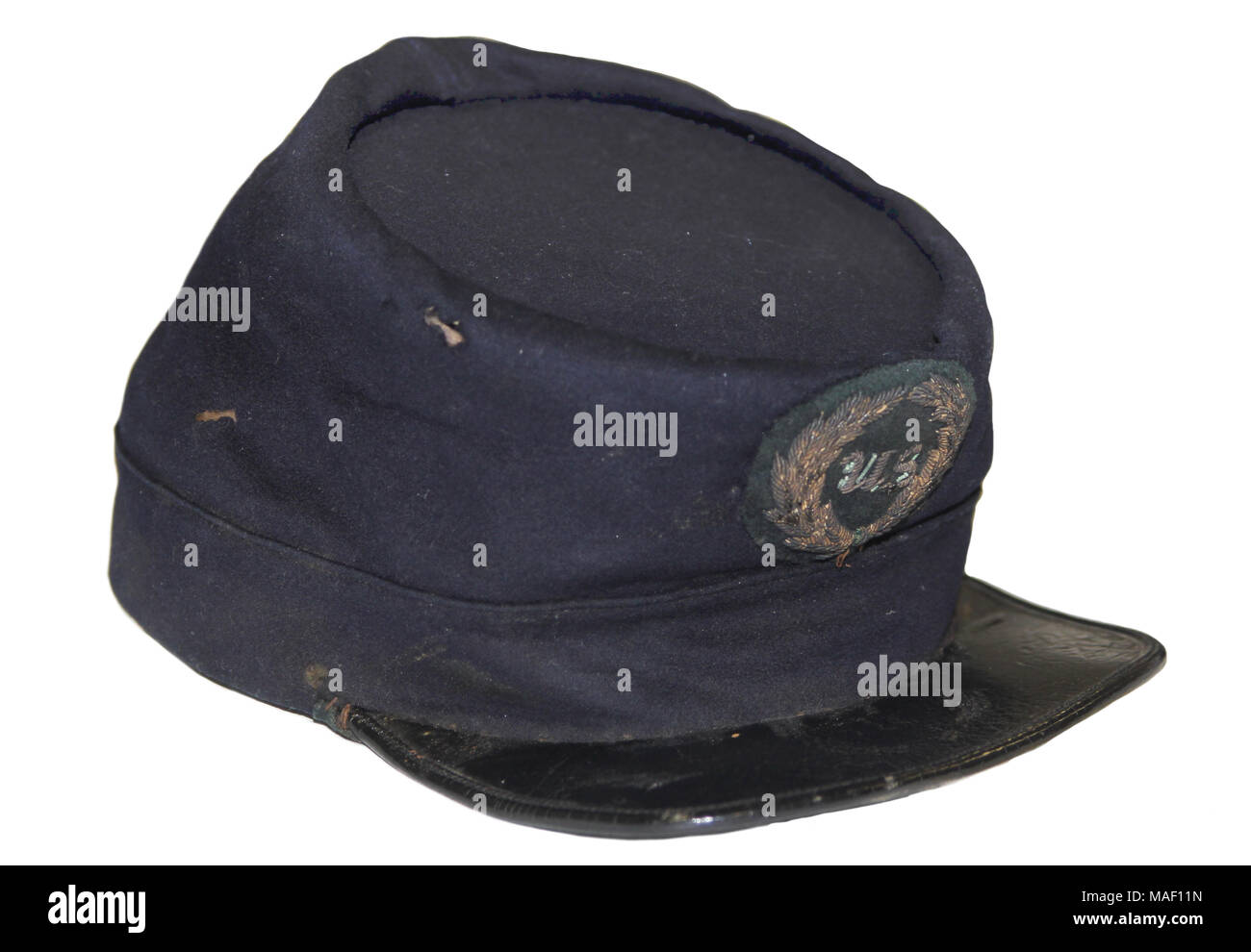American Civil War; Forage cap worn by Major General George B. McClellan as commander of the Army of the Potomac. Smithsonian Institute Stock Photo