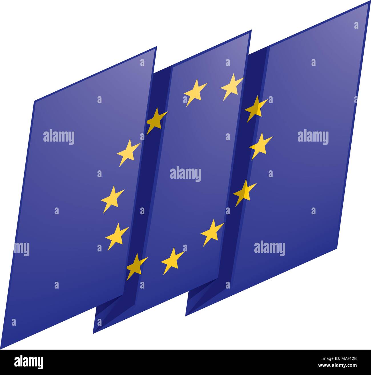 European union flag, vector illustration Stock Vector Image & Art - Alamy